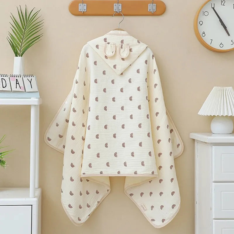 Soft Cotton Baby Hooded Towel