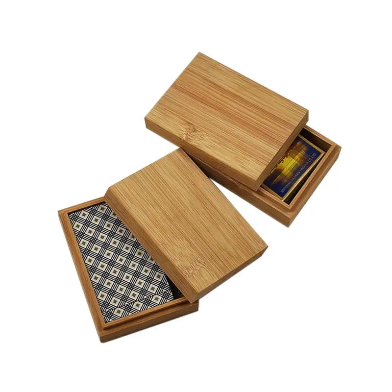 Bamboo Cards Storage Box