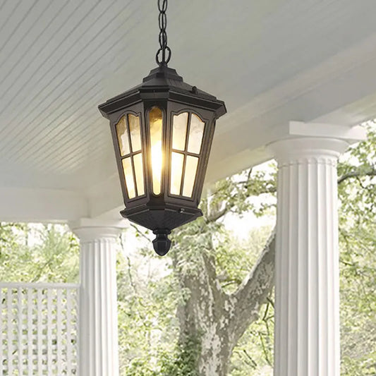 European-Style Outdoor Waterproof LED Pendant Lamp