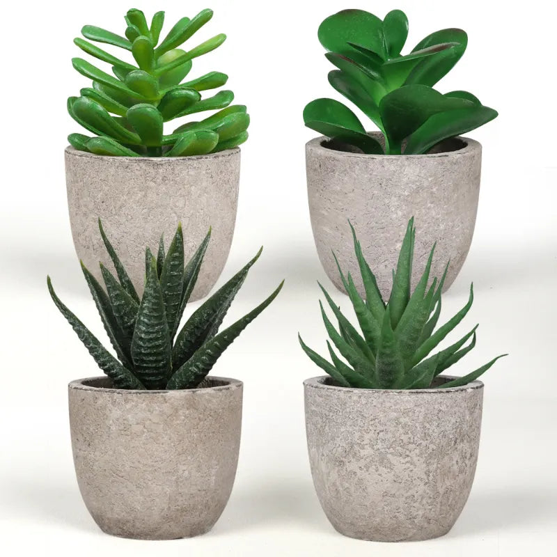 Mini Artificial Aloe Plants