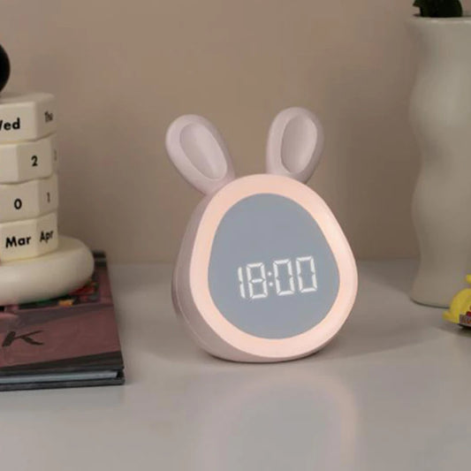 Kids Cute Rabbit Alarm Clock With Intelligent Program Control