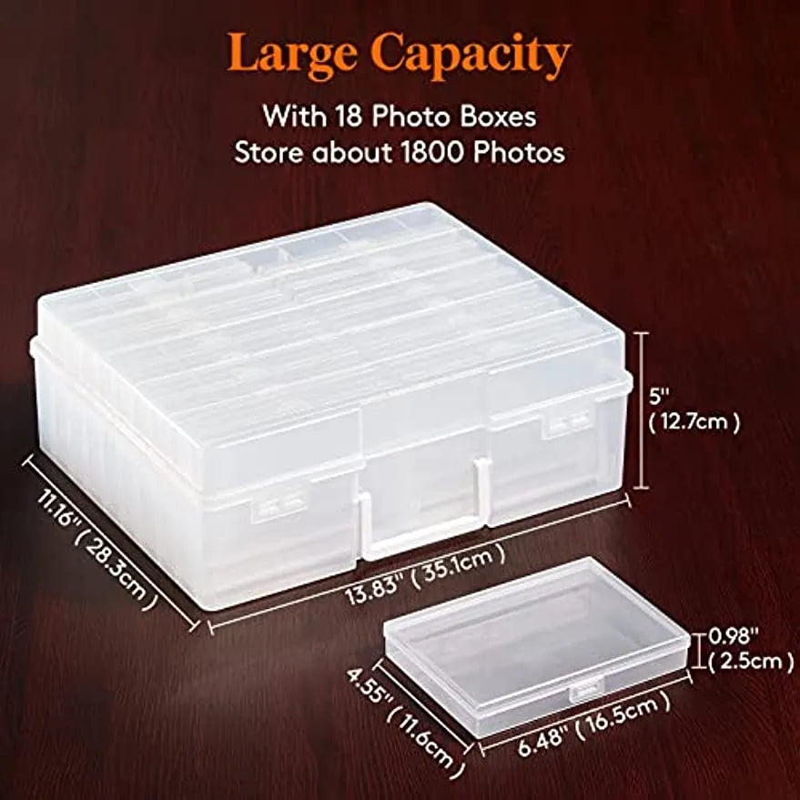 4x6 inch Photo Case Storage Box