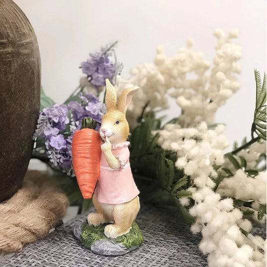 Easter Bunny Resin Crafts Rabbit Doll