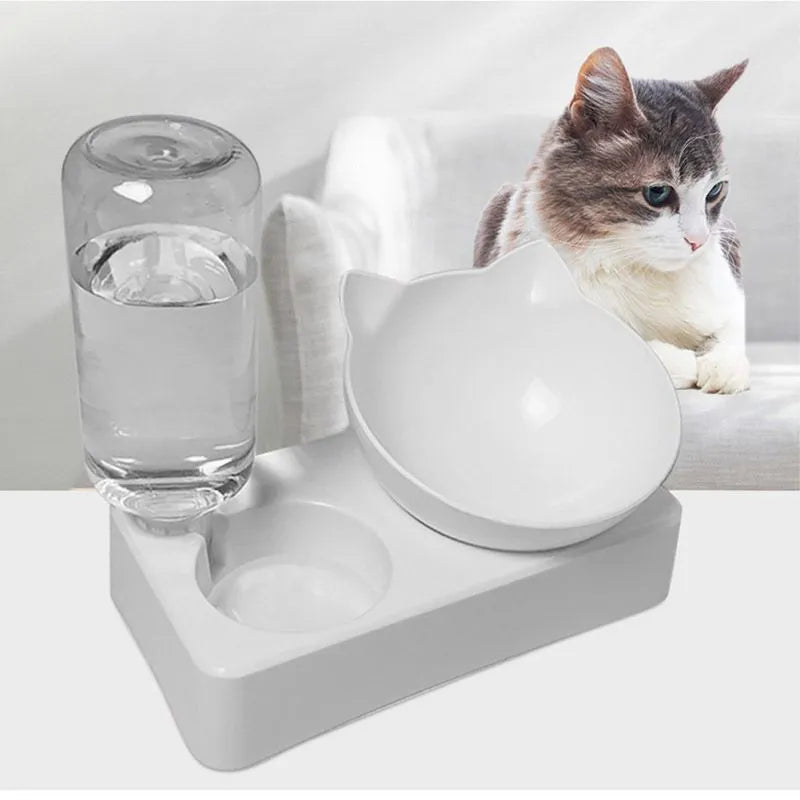 Automatic Cat Food Bowl Pet Feeder