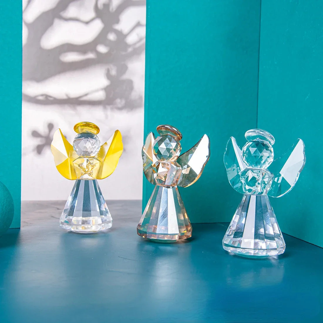 Cute Crystal Angel Figurine