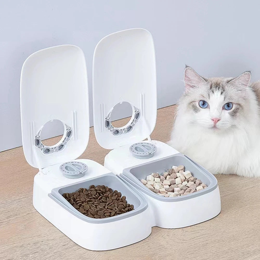 48-hour Smart Timing Automatic Feeder for Small Cats and Dogs