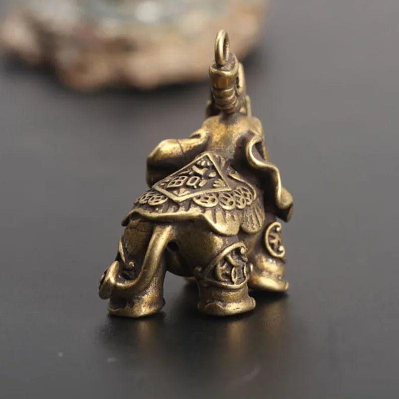 Brass Solid Elephant Statue