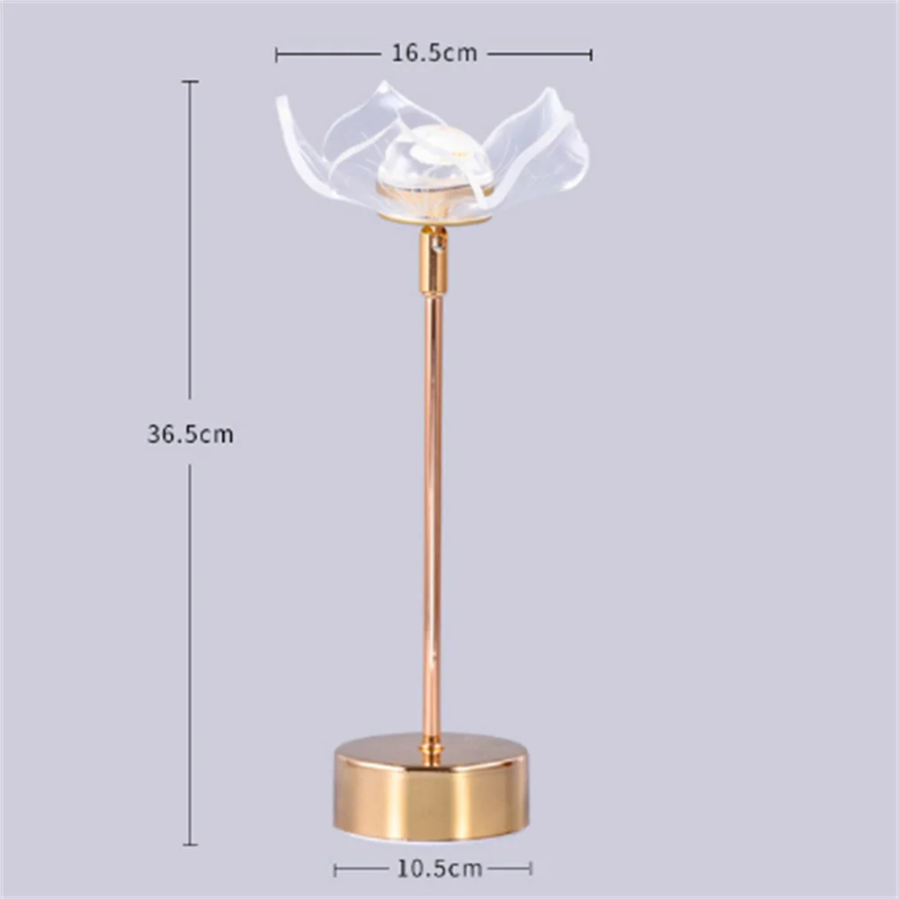 Retro Style Gold LED Desk Lamp