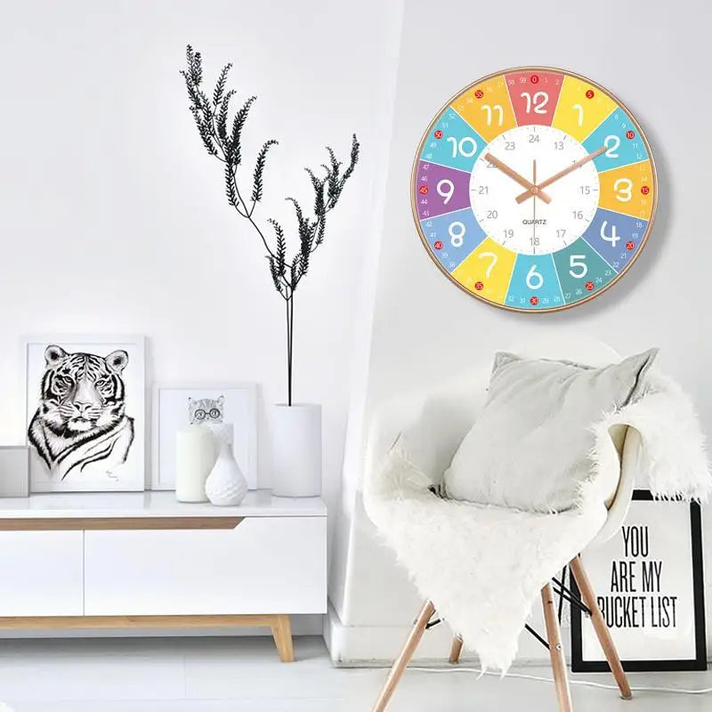 8/10/12 inch Children's Colorful Clocks