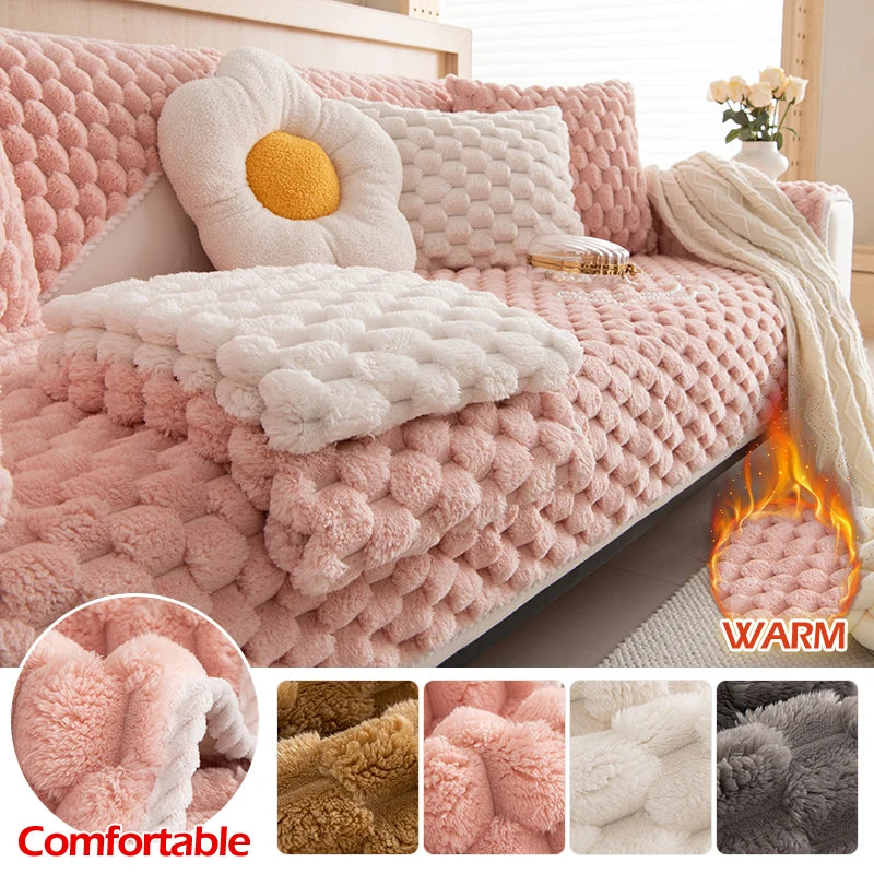 Universal Plush Sofa Cover Towel