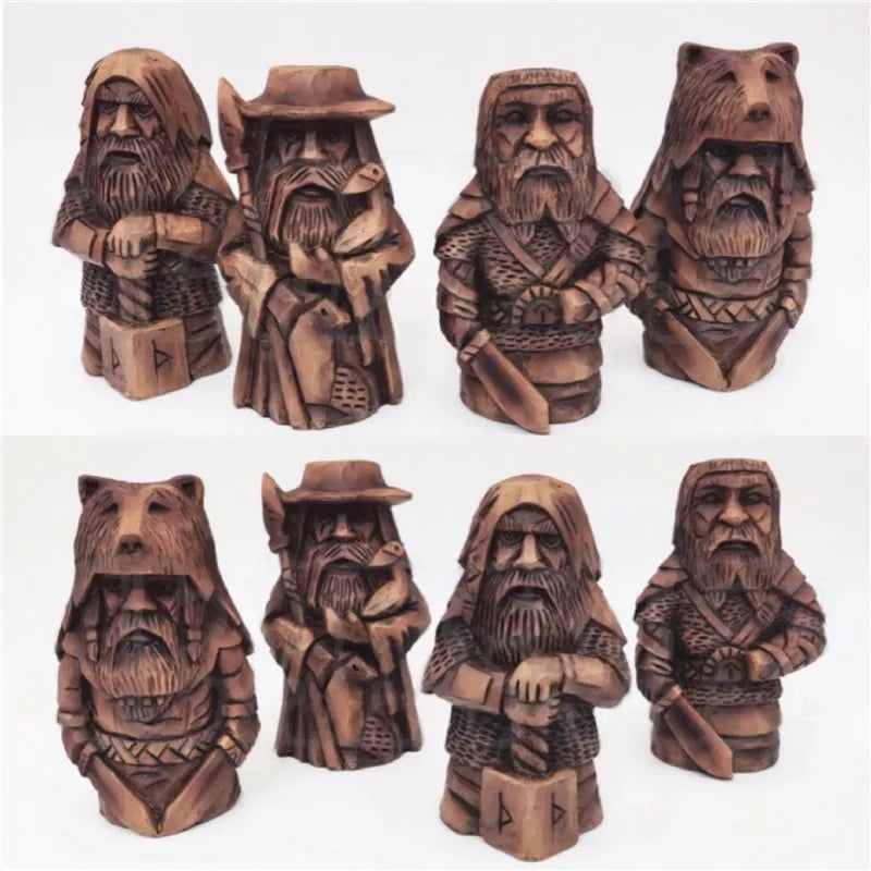 Odin/Thor/Tyr/Ulfhednar Nordic Resin Figurines