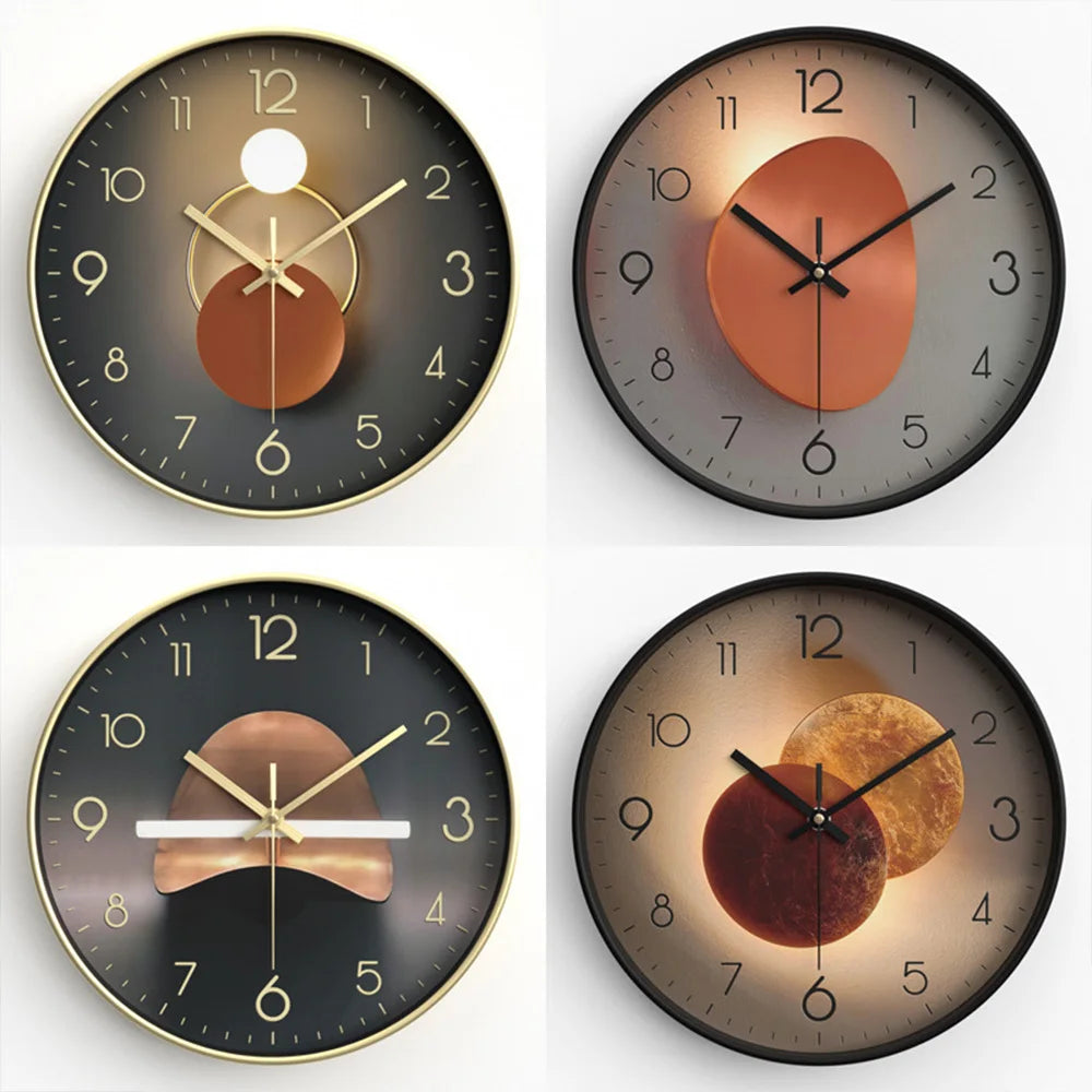 Simple Round Quartz Wall Clock