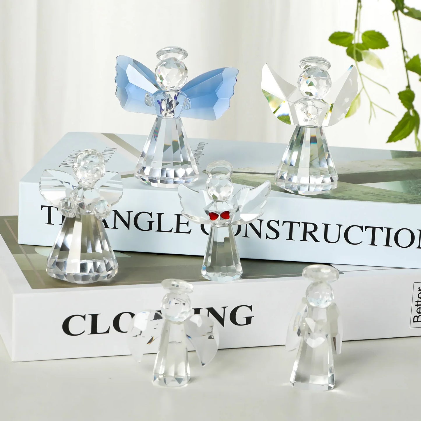 Cute Crystal Angel Figurine