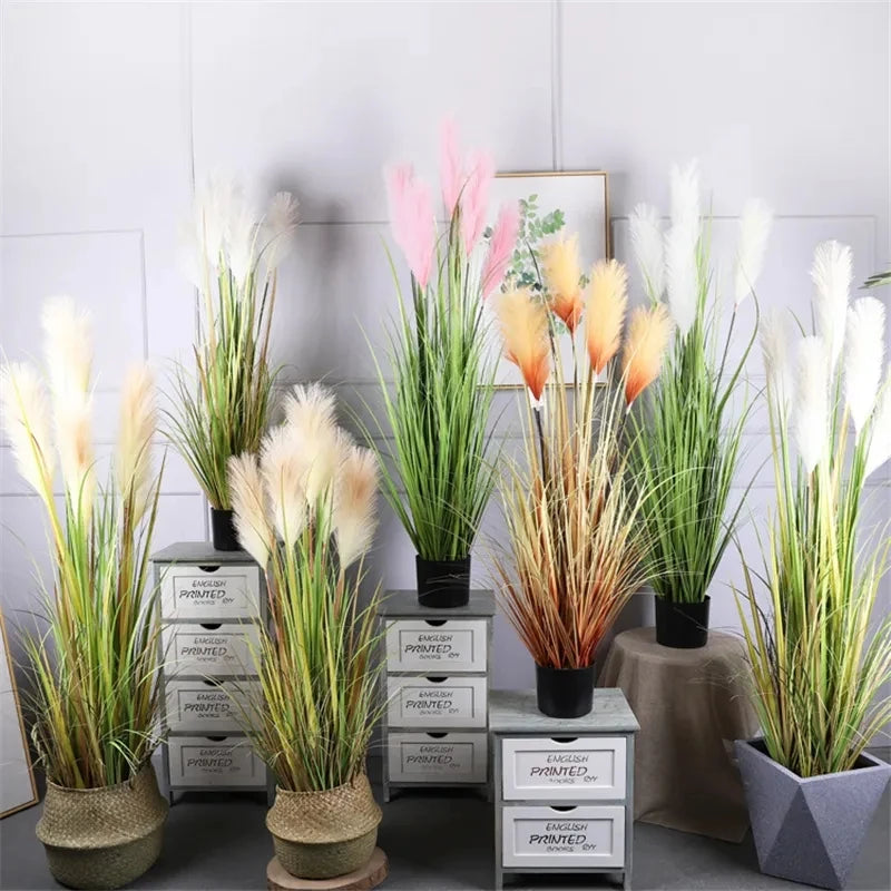 Setaria Bonsai Large Artificial Dried Flower Plants