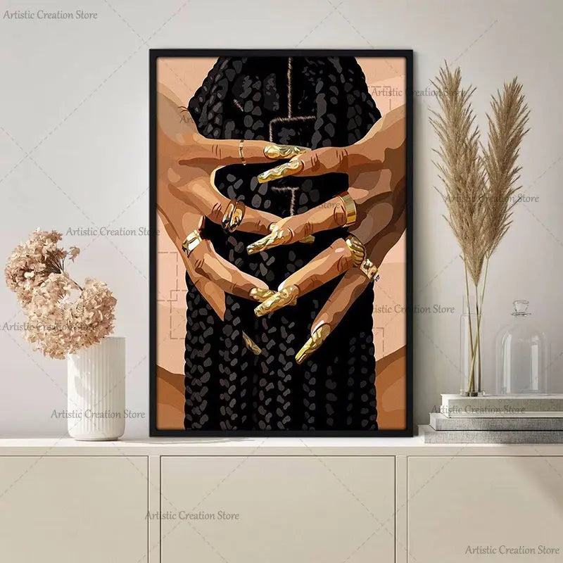 Modern African Artwork: Nails Edition