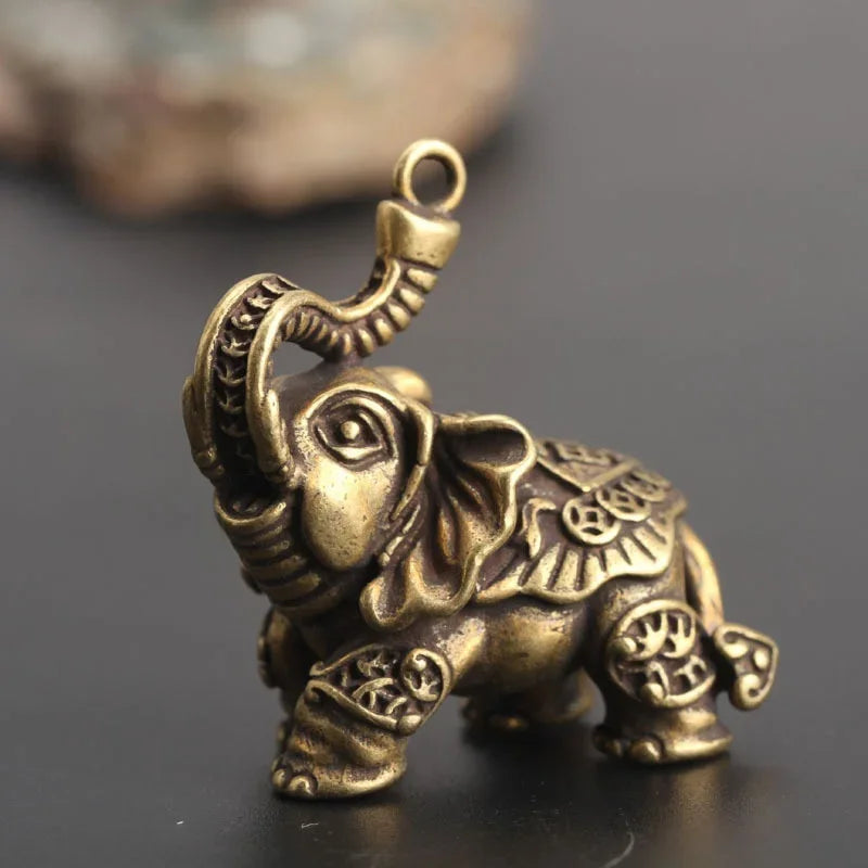 Brass Solid Elephant Statue