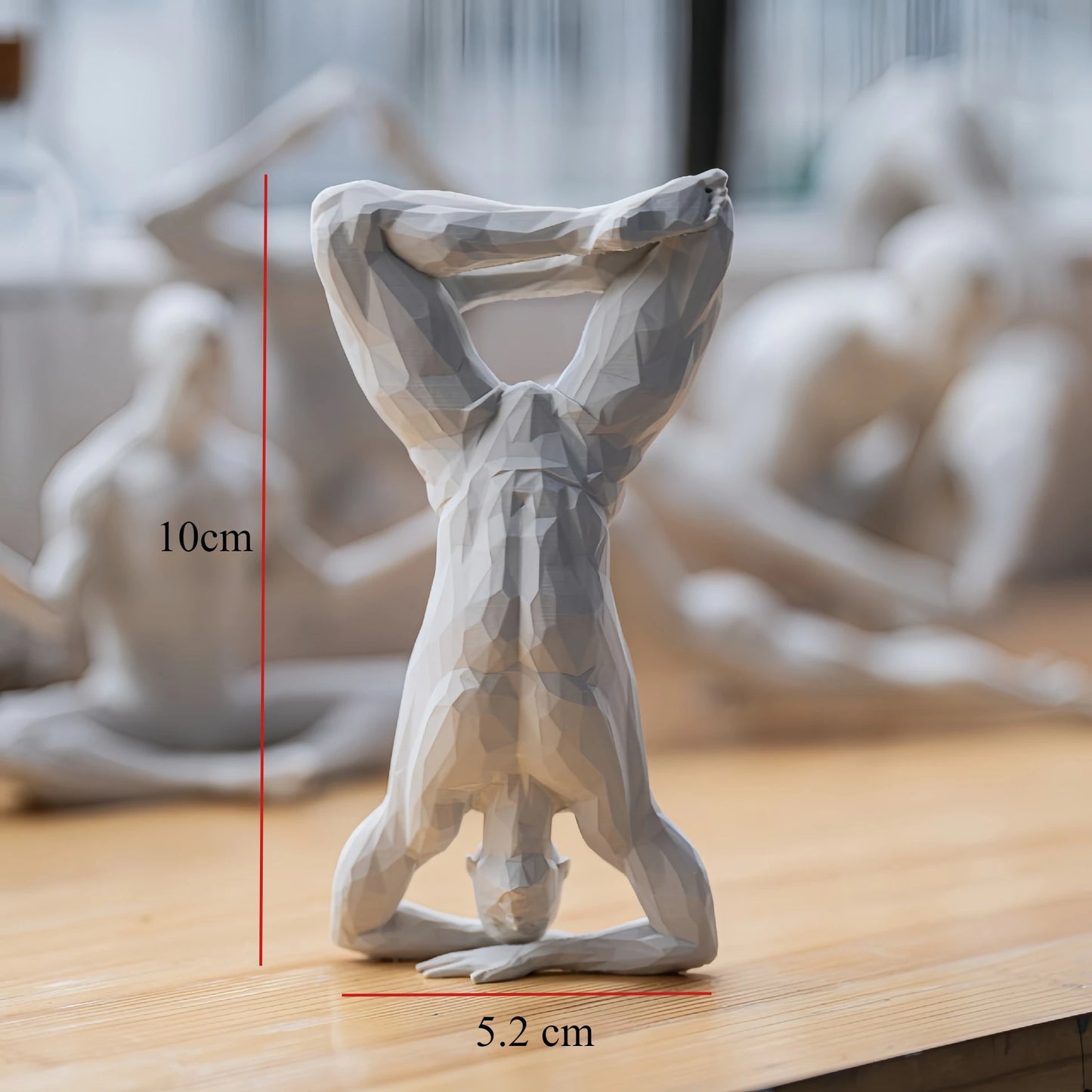 3D Printed Yoga Figurine – Minimalist Spiritual Home Decor