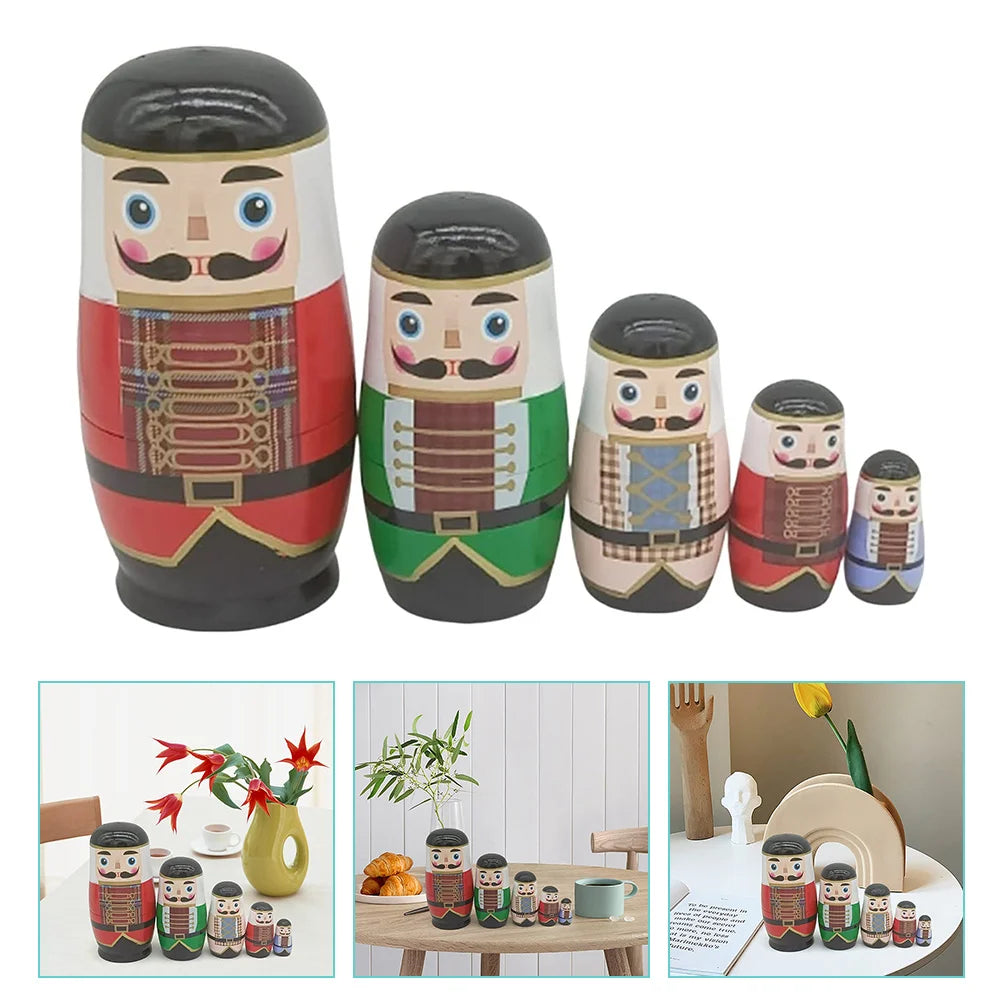 Nutcracker Style Matryoshka Dolls