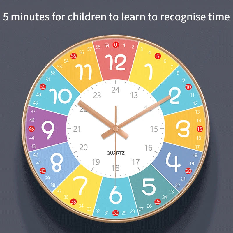 8/10/12 inch Children's Colorful Clocks