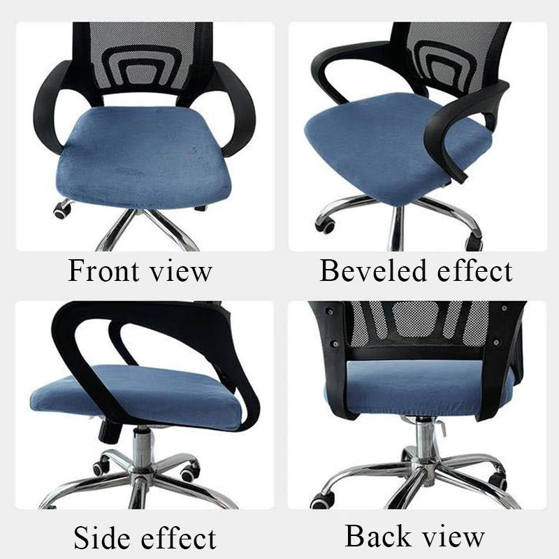 1 PC Velvet Office Chair Cover