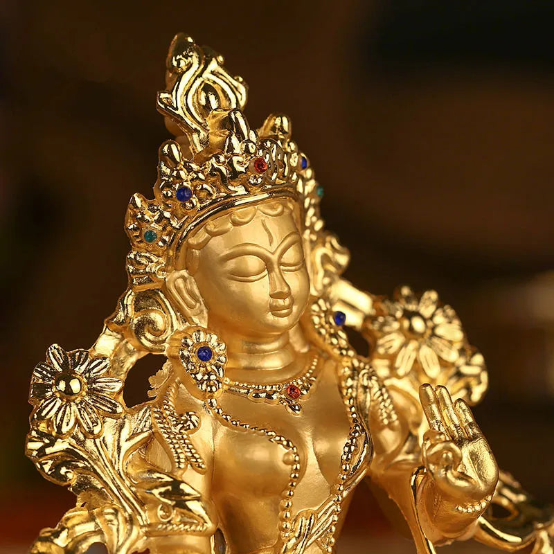 Splendid Golden Tara Figurine