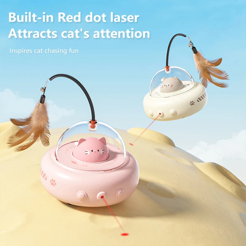 Smart Teaser UFO Cat Toy