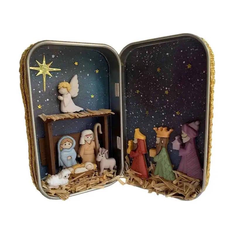 Christmas Nativity Box Decoration