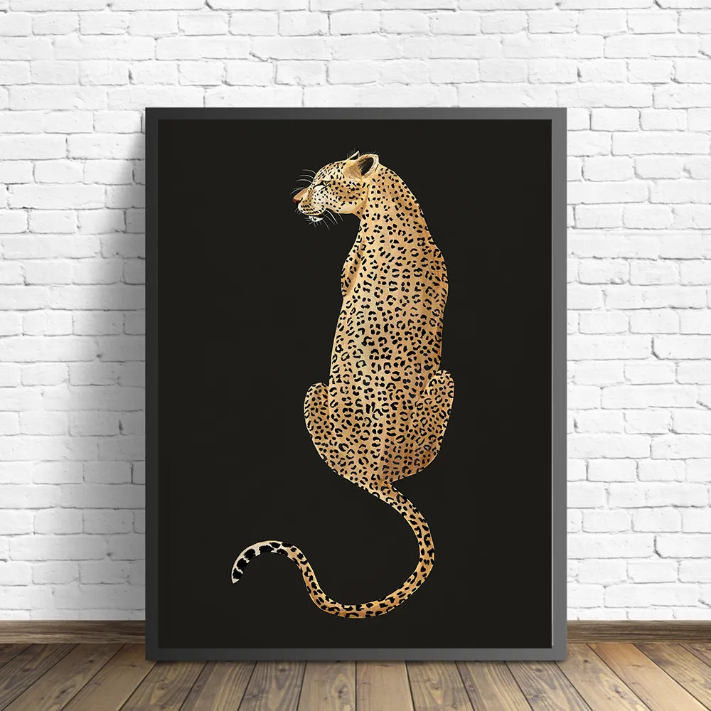 Black Cheetah Posters And Prints