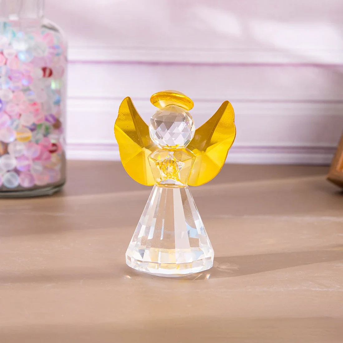 Cute Crystal Angel Figurine