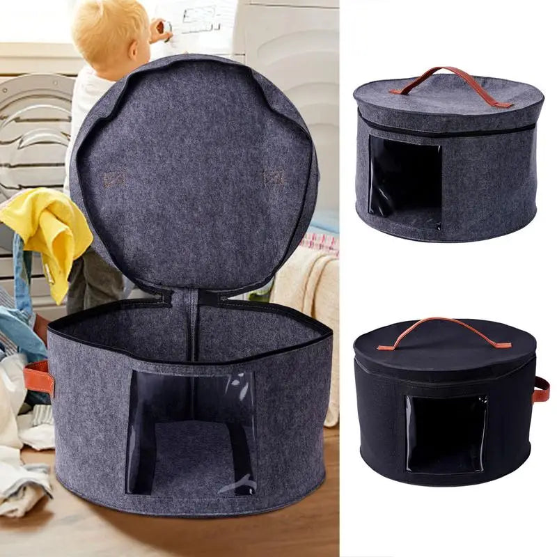 Round Hat Box Organizer