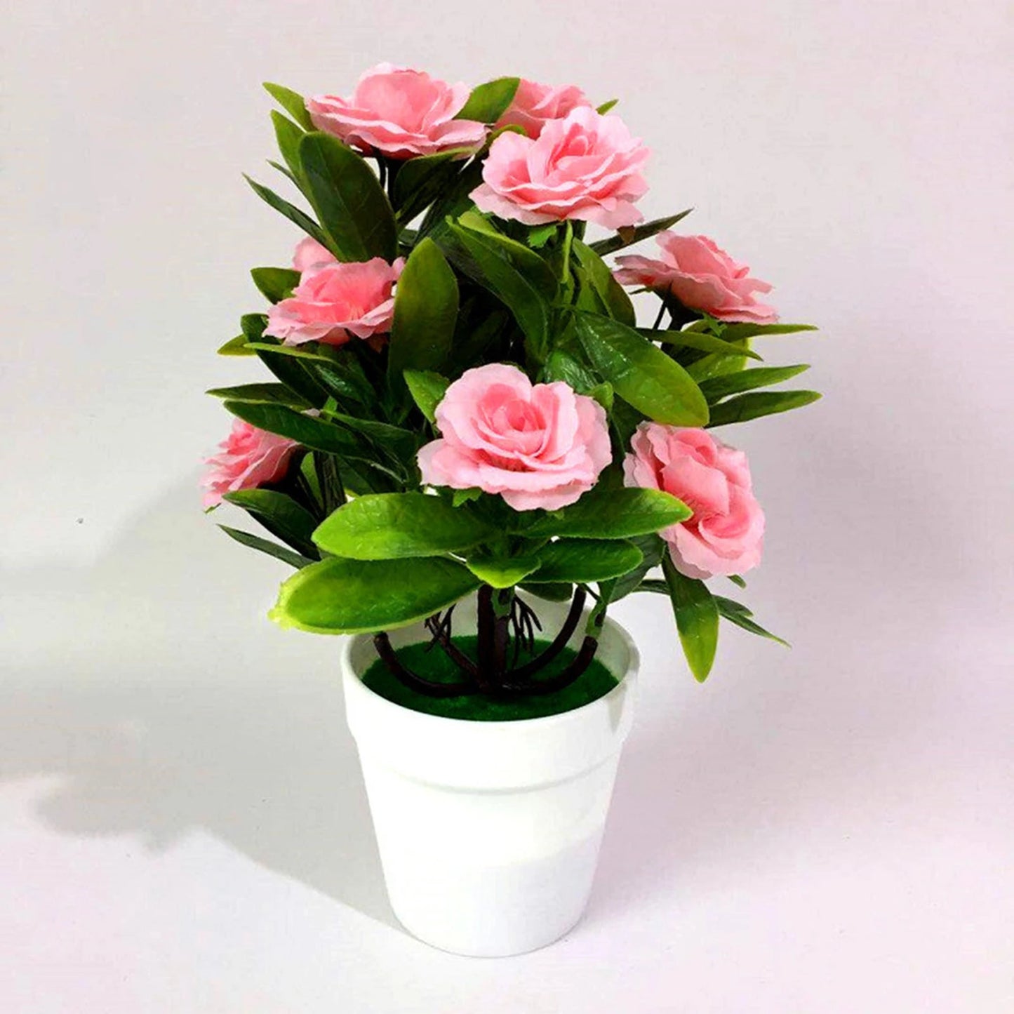 Artificial Rose Plants with Vase