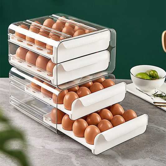 Double-Layer Egg Storage Box