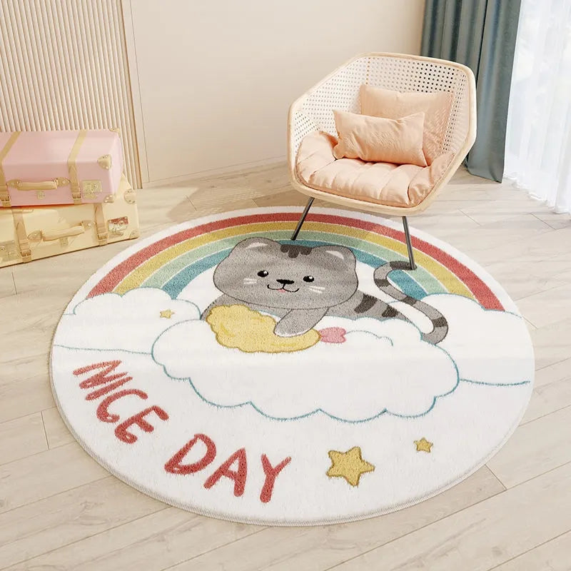 Cartoon Themed Round Rugs