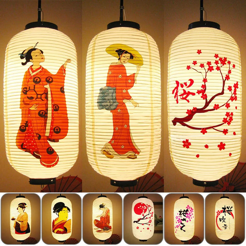 Japanese Style Outdoor Sushi Lantern