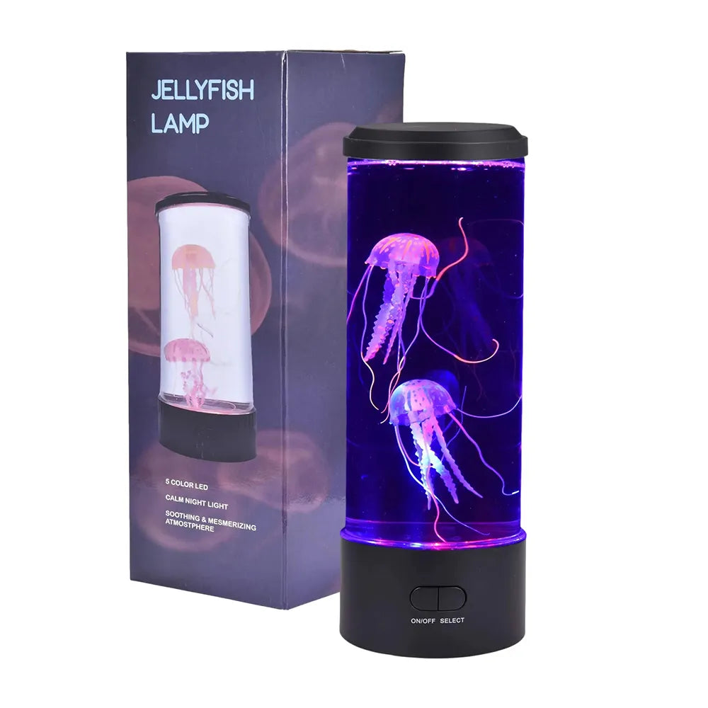 USB/Battery Powered Color Changing Jellyfish Lamp