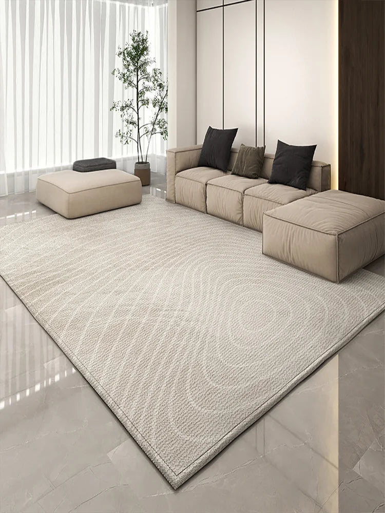 Abstract Beige Carpet for Living Room