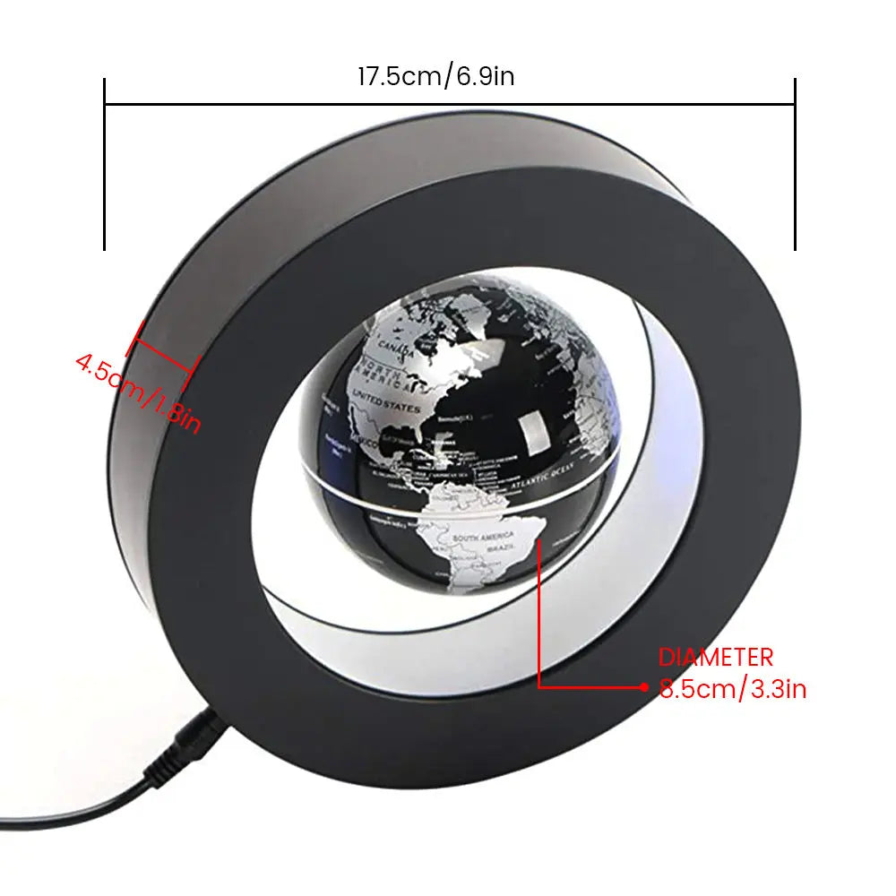 Magnetic Levitation Globe Night Light