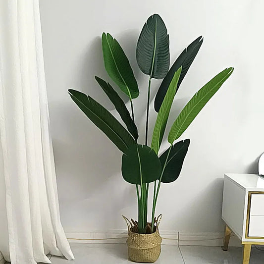 120/160/190cm Artificial Travelers Banana Tree with 8/10/13 Leaves