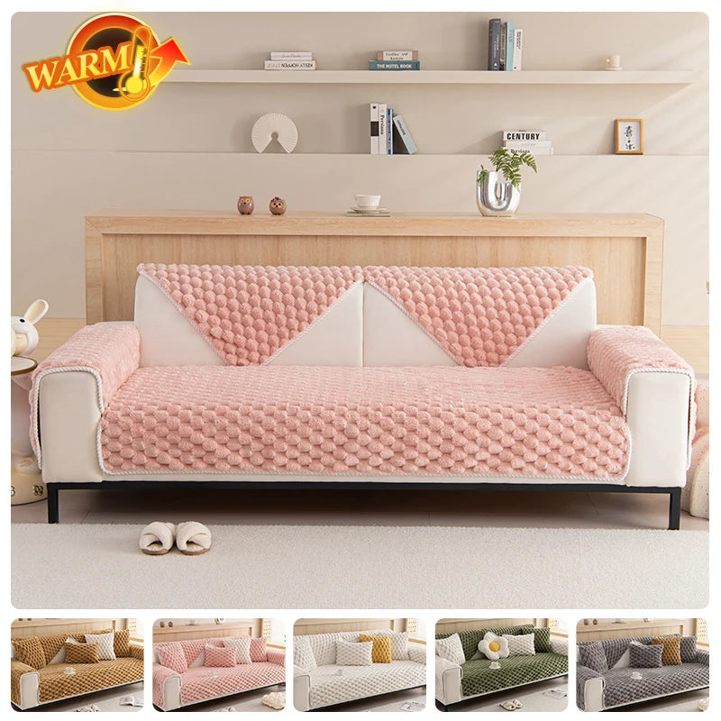 Universal Plush Sofa Cover Towel