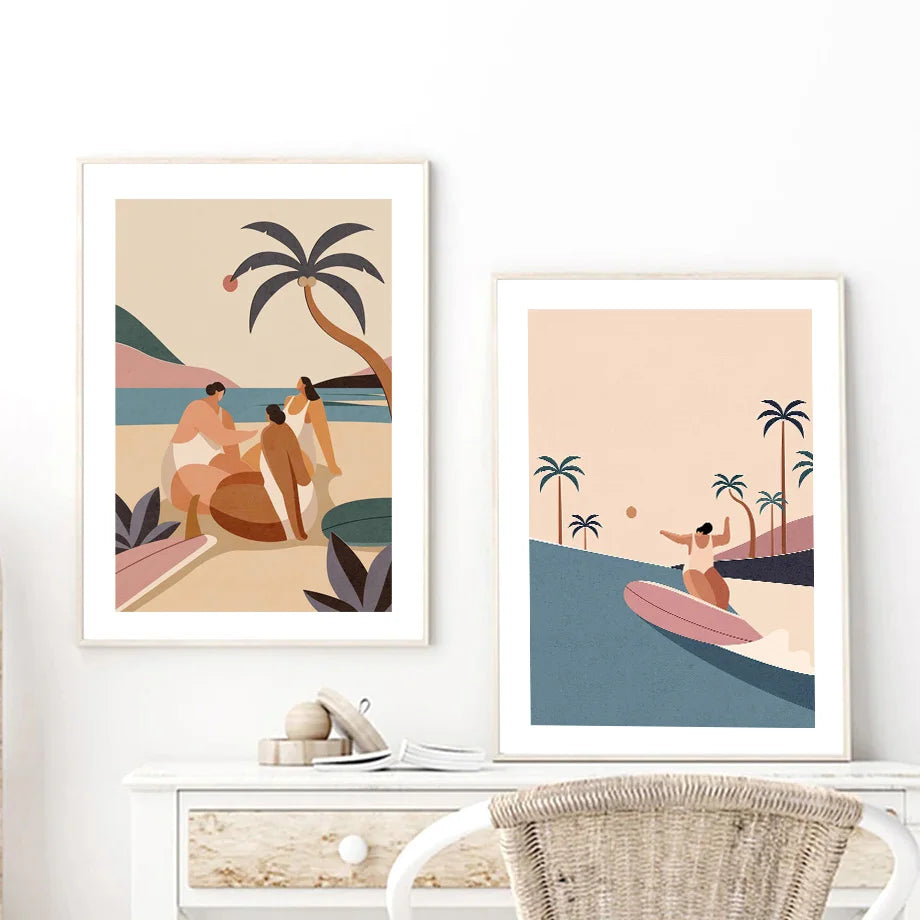 Boho Style Skateboard Posters