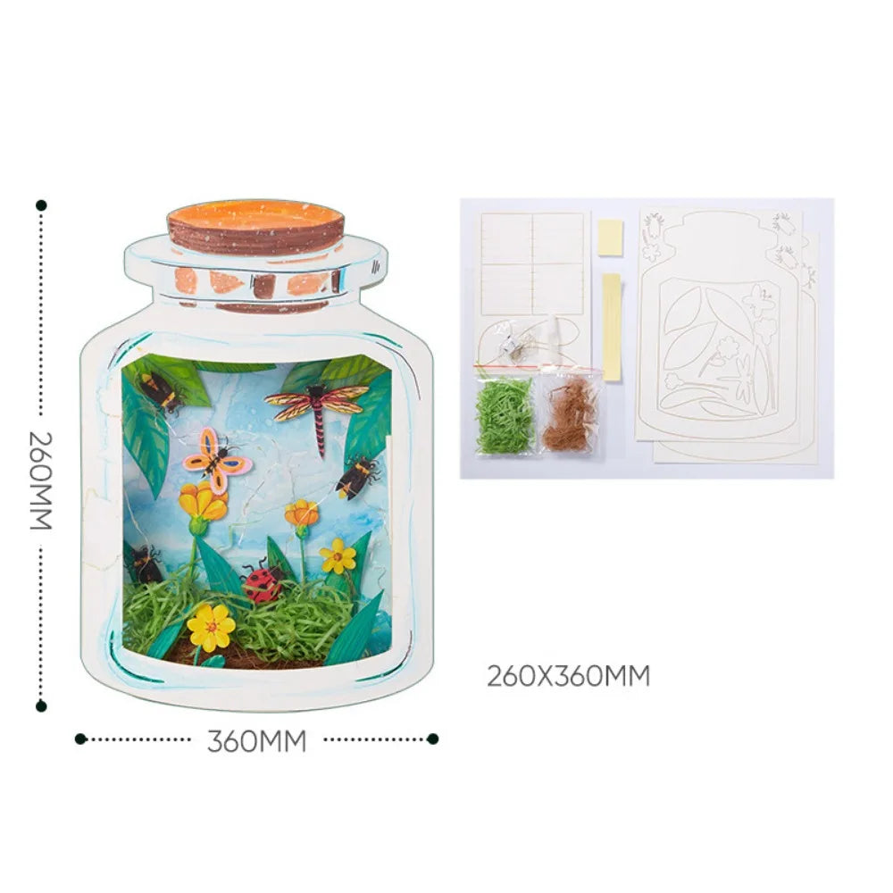 DIY The World in a Bottle Handmade Craft Toy for Kids