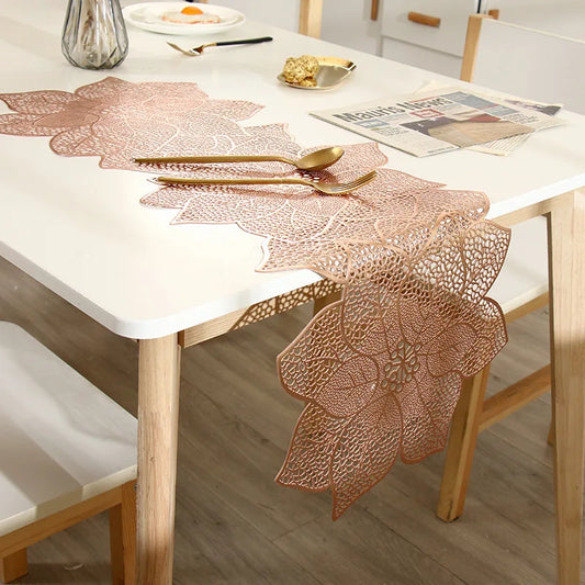 Metal-Style Stylish Table Runner