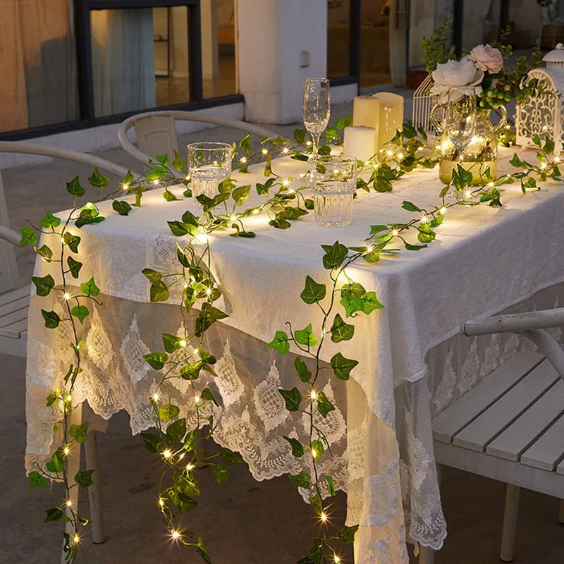 Artificial Vine Plants with LED Lights for Hanging