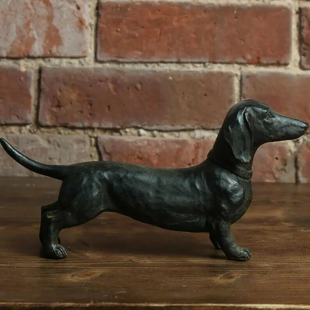 Black Dachshund/Sausage Dog Figurine