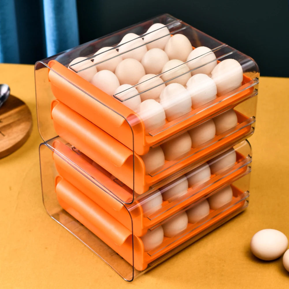 Double-Layer Egg Storage Box