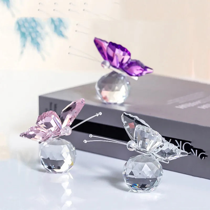 Crystal Butterfly Paperweights