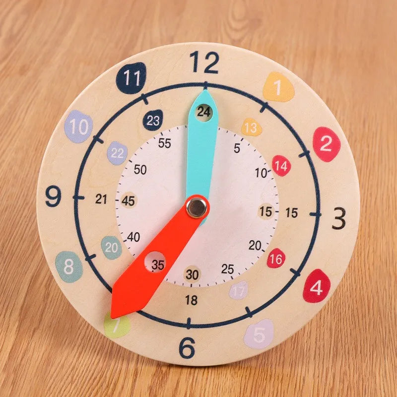 Montessori Educational Wooden Clock