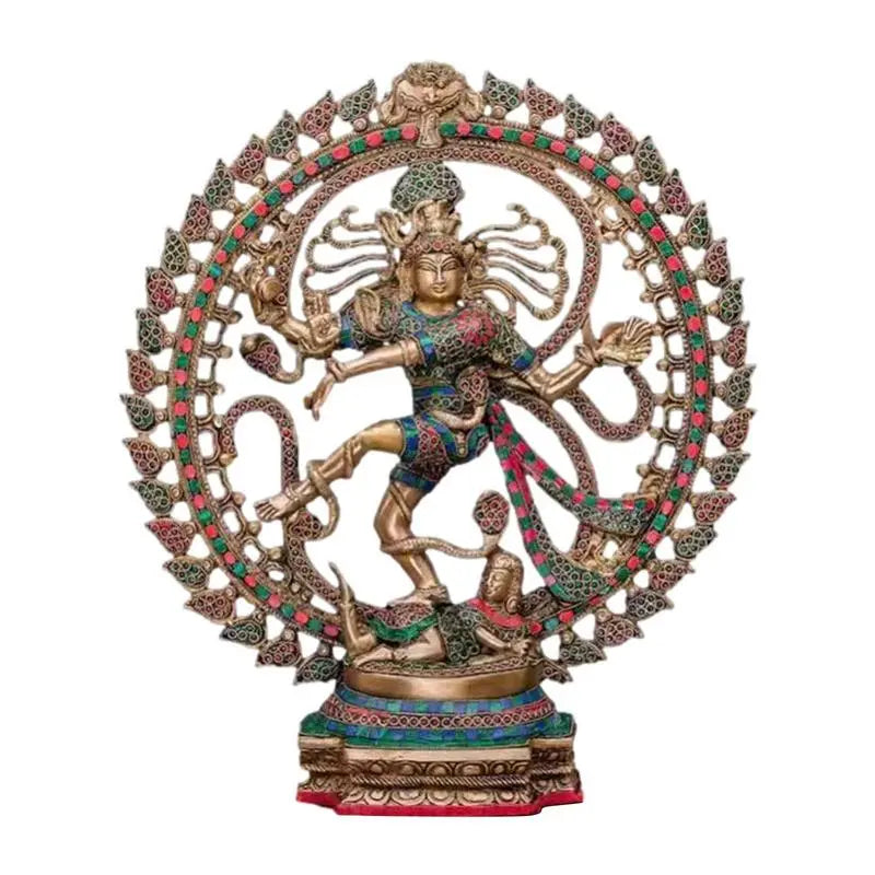 Golden Shiva Plastic Statue