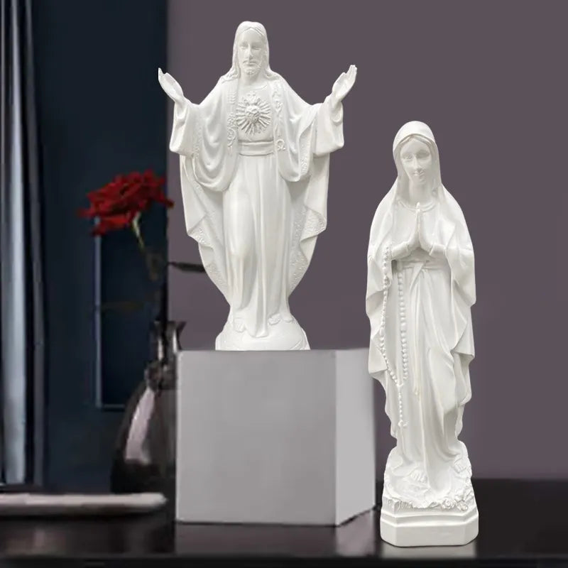 White Our Lady of Guadalupe Figurines – HighEmporium.com