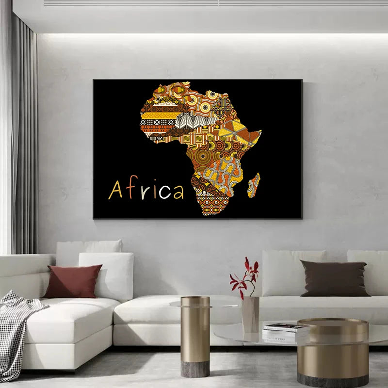 Vintage Map of Africa Poster